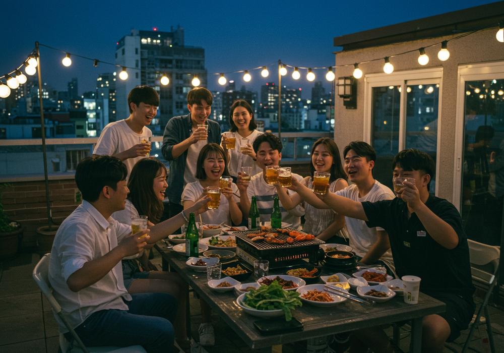 인생샷 건지는 서울 루프탑 바베큐 파티룸 모임 장소 추천