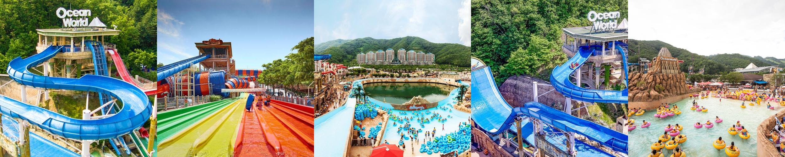 오션월드: 다양한 놀이기구와 편리한 시설을 갖춘 워터파크