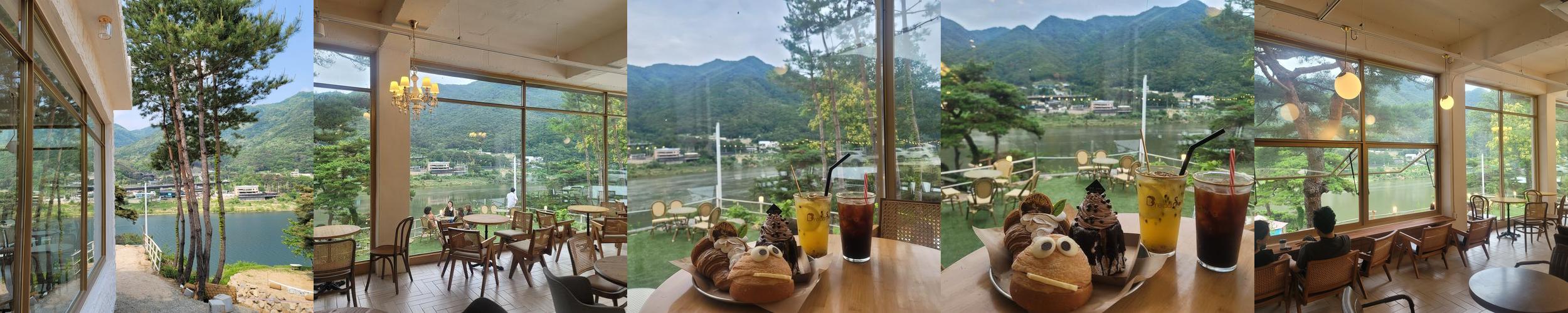 브레드쏭 팔당 미사강변점: 한강뷰 베이커리 카페