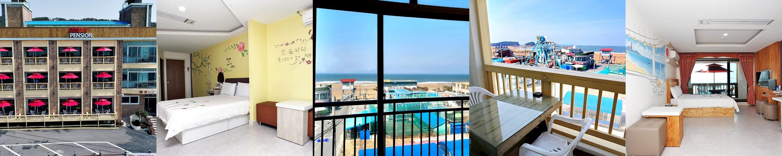 썬셋오션펜션: 만리포해수욕장 앞의 편안한 숙소|만리포 펜션 추천 썬셋오션펜션: 만리포해수욕장 앞의 편안한 숙소